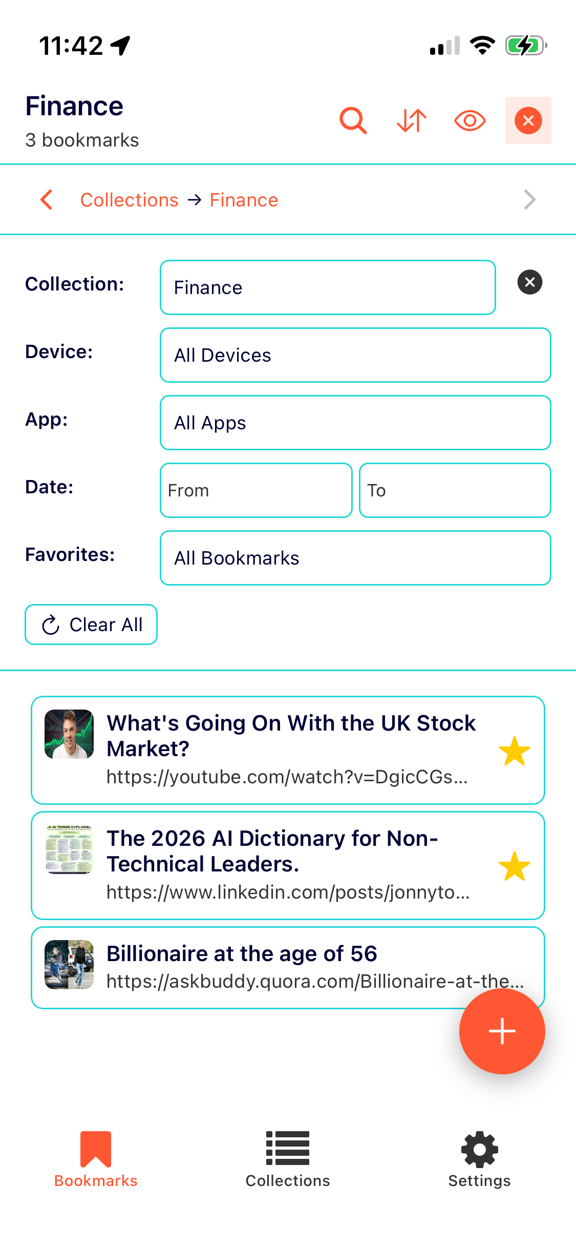 Whezit search screenshot